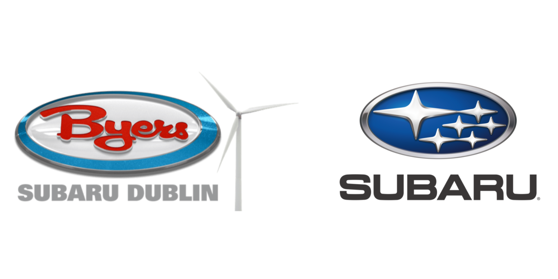Byers Subaru Dublin Logo Lockup